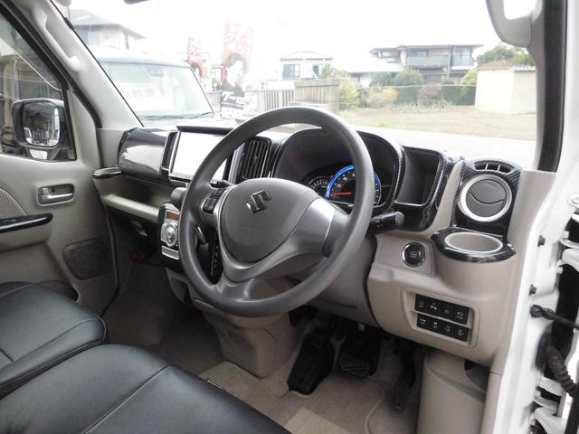 エブリイワゴン PZターボスペシャル HIDライト フォグランプ ローダウン 15インチアルミ メッキミラーカバー ルーフスポイラー 両側パワースライドドア 8インチナビ地デジバックカメラ ETC ドライブレコーダー 黒革調シートカバー(19枚目)