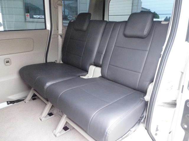 エブリイワゴン PZターボスペシャル HIDライト フォグランプ ローダウン 15インチアルミ メッキミラーカバー ルーフスポイラー 両側パワースライドドア 8インチナビ地デジバックカメラ ETC ドライブレコーダー 黒革調シートカバー(40枚目)