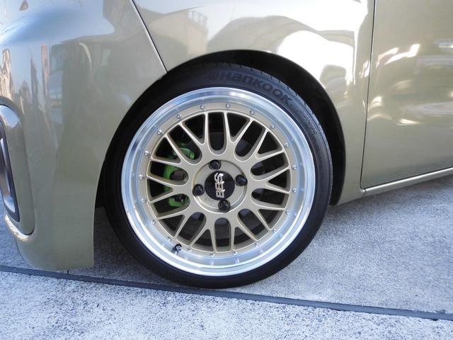 ウェイク ＧターボリミテッドＳＡＩＩＩ　ＬＥＤライト　ＬＥＤフォグランプ　ライトカバー　ボンネット　パワーチャンバー　パワードライブ　車高調　深リム１６インチアルミ　２本出しマフラー　ナビ地デジバックカメラ　ＥＴＣ　パワースライドドア（10枚目）
