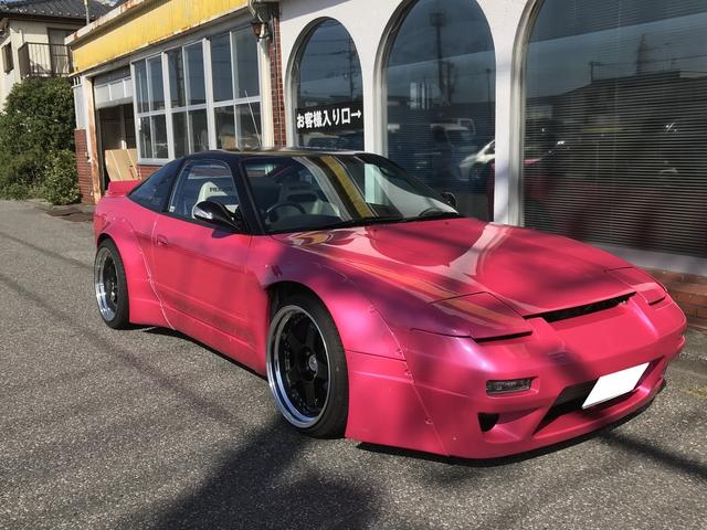 １８０ＳＸ 　ロケットバニーフルエアロ／車高調整キット／マフラー／レカロシート（2枚目）