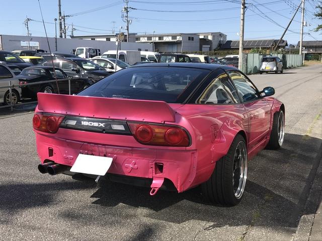 １８０ＳＸ 　ロケットバニーフルエアロ／車高調整キット／マフラー／レカロシート（9枚目）