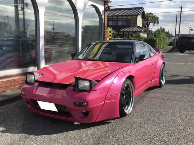 １８０ＳＸ 　ロケットバニーフルエアロ／車高調整キット／マフラー／レカロシート（11枚目）