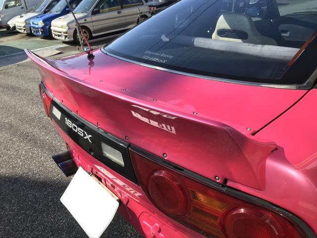 １８０ＳＸ 　ロケットバニーフルエアロ／車高調整キット／マフラー／レカロシート（39枚目）