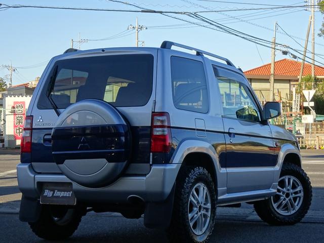 パジェロミニ エクシード　買取直販／後期モデル／パートタイム４ＷＤ／ターボ／ジオランダー／Ｂｌｕｅｔｏｏｔｈ／ナビ／ＴＶ／背面タイヤハードケースカバー（3枚目）