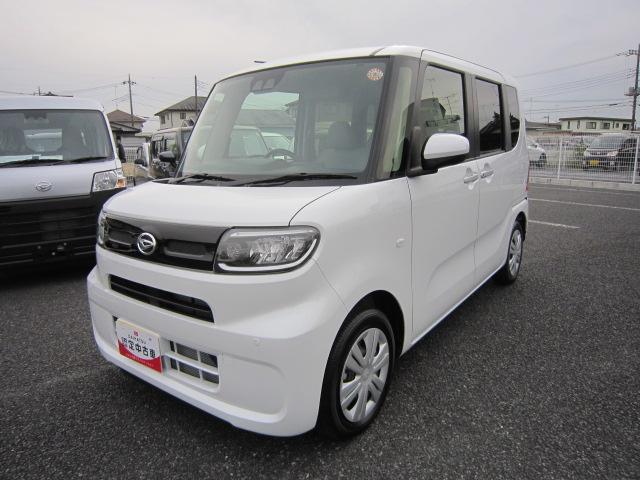 タント Ｘ　片側電動両側スライドドア　スマートキーシステム　ＬＥＤライト　アイドリングストップ車　オートライト　衝突安全ボディ　車線逸脱警報　運転席助手席シートヒター　ブレーキサポート　電動ミラー（7枚目）