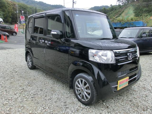 Ｎ－ＢＯＸ Ｇ　ＳＳパッケージ　保証付き　Ｉストップ　両側スライド片側電動ドア　ダブルエアバック　ＴＶナビ　ＳＤ　イモビ　地デジ　前席シートヒーター　スマートキー＆プッシュスタート　ベンチシ－ト　ＥＴＣ付き　フルオートエアコン　衝突安全ボディ（3枚目）