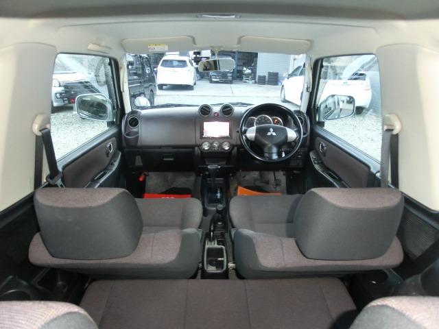 パジェロミニ エクシード 保証付き メモリナビ ナビ・テレビ フルセグ地デジTV 運転席助手席エアバック PW エアコンパワステ ABS付き PS キーレスエントリーキー 切替4WD アルミ 盗難防止装置 衝突安全ボディ エアバッグ(36枚目)