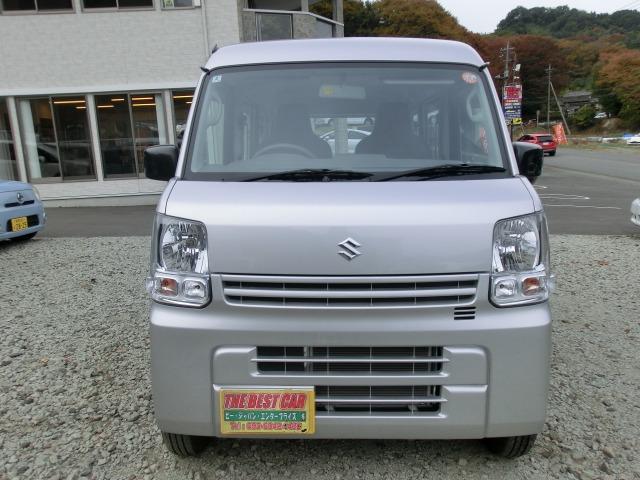 エブリイ PA パートタイム4WD 5MT 保証付き タイミングチェーン PS Wエアバック エアコン ABS 衝突安全ボディ(2枚目)