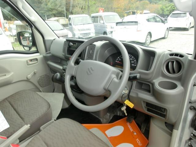 エブリイ PA パートタイム4WD 5MT 保証付き タイミングチェーン PS Wエアバック エアコン ABS 衝突安全ボディ(38枚目)