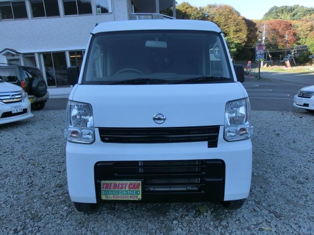 NV100クリッパーバン DX パートタイム4WD 保証付き キーレス ABS パワステ付き 運転席エアバック エアコン(3枚目)