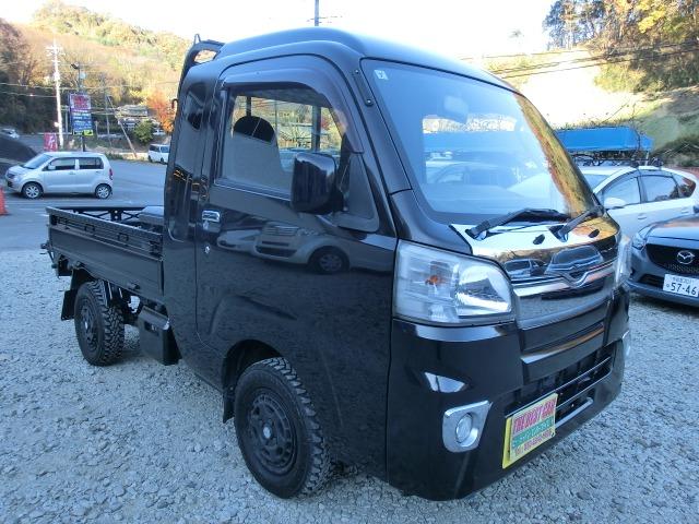 ハイゼットトラック ジャンボエクストラ パートタイム4WD 保証付き 前席パワーウィンドウ キーフリー パワーステアリング エアコン 運転席エアバッグ(3枚目)