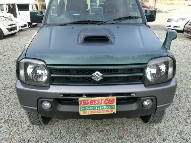 ジムニー ランドベンチャーパートタイム４ＷＤ　保証付き　前席パワーウインドウ　助手席エアバック　運転席エアバッグ　革シート　ＰＳ　衝突安全ボディ　ＡＢＳ付　シートヒータ　ＥＴＣ　ＡＴエアコン　４ＷＤ車　ターボー（5枚目）
