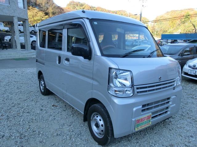 エブリイ ＰＡリミテッド　盗難防止　衝撃安全ボディー　フロントパワーウインドウ　キーレスキー　助手席エアバック　エアバック　パワステ　ＡＣ　４ＷＤ車　横滑り防止　ＡＢＳ　オートライト（3枚目）