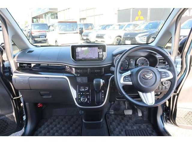 ムーヴ カスタム RS ハイパーSAIII 2WD 4名 車検整備付 パイオニア製ナビ バッ(3枚目)