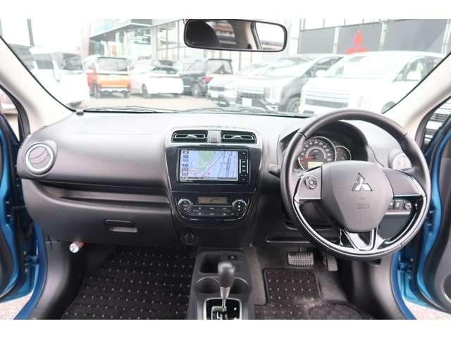 ミラージュ １．２Ｇ　２ＷＤ　５名　禁煙　車検整備付　パナソニック製ナ（3枚目）