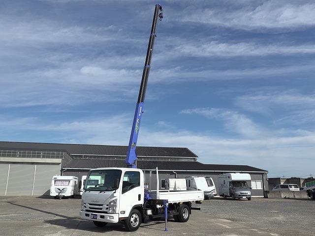 エルフトラック 2.93t吊り4段クレーン ラジコン フックイン 積載2t 荷台寸長さ373幅207 荷台床鉄板張り 差し違いアウトリガー サイドロングボディ(13枚目)