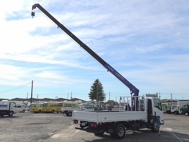 エルフトラック 2.93t吊り4段クレーン ラジコン フックイン 積載2t 荷台寸長さ373幅207 荷台床鉄板張り 差し違いアウトリガー サイドロングボディ(24枚目)