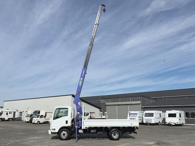 エルフトラック 2.93t吊り4段クレーン ラジコン フックイン 積載2t 荷台寸長さ373幅207 荷台床鉄板張り 差し違いアウトリガー サイドロングボディ(27枚目)