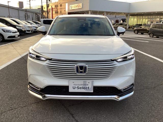 ヴェゼル ｅ：ＨＥＶＺ　衝突回避支援ブレーキ機能　スマキ　フルオートエアコン　エアバッグ　両席エアバック　Ｒカメ　記録簿付　パワーウィンドウ　ＬＥＤランプ　ソナー　クルーズＣ　ナビ＆ＴＶ　キーレスエントリー（2枚目）