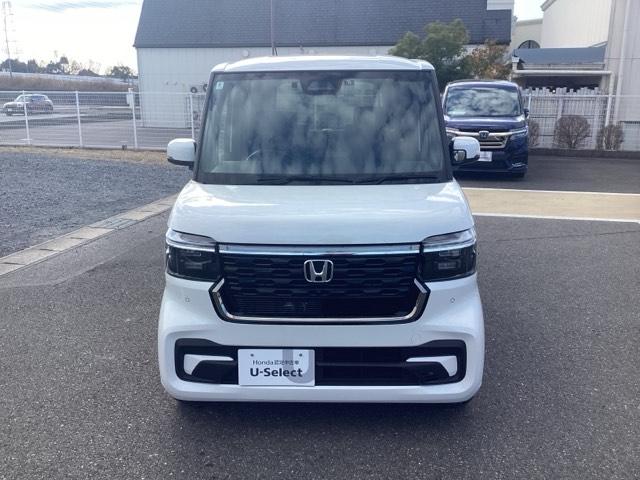 N-BOXカスタム コーディネートスタイル オートクルーズ フルセグ対応 W電動ドア シートヒータ LED ESC リアカメラ ETC ソナー ベンチシート DVD アイドリングストップ エアコン ドラレコ オートライト(2枚目)