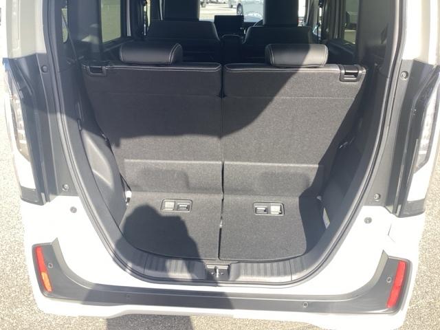 N-BOXカスタム コーディネートスタイル オートクルーズ フルセグ対応 W電動ドア シートヒータ LED ESC リアカメラ ETC ソナー ベンチシート DVD アイドリングストップ エアコン ドラレコ オートライト(18枚目)