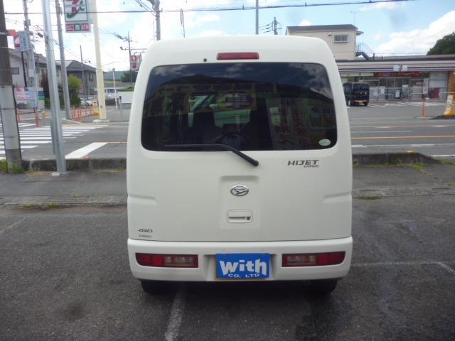 ハイゼットカーゴ ＤＸ　社外ナビ　キーレス　ＥＴＣ　切替４ＷＤ　タイミングチェーン車　オーバヘッドコンソール（4枚目）