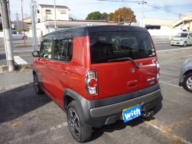 ハスラー Ｘ　禁煙車　レーダーブレーキ　プッシュスタート　純正ナビ　ワンセグＴＶ　バックカメラ　ドラレコ　ＥＴＣ　シートヒーター　アイドリングストップ　横滑り防止　ＨＩＤヘッドライト　革調シートカバー（5枚目）