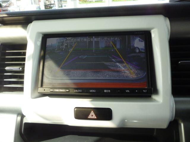 ハスラー Ｘ　禁煙車　レーダーブレーキ　プッシュスタート　純正ナビ　ワンセグＴＶ　バックカメラ　ドラレコ　ＥＴＣ　シートヒーター　アイドリングストップ　横滑り防止　ＨＩＤヘッドライト　革調シートカバー（13枚目）