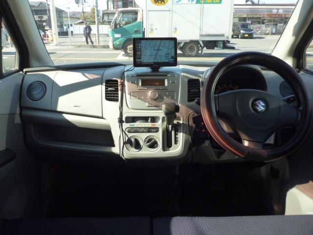 ワゴンＲ ＦＸ　禁煙車　社外ナビ　キーレス　盗難防止　純正オーディオ　タイミングチェーン車（12枚目）