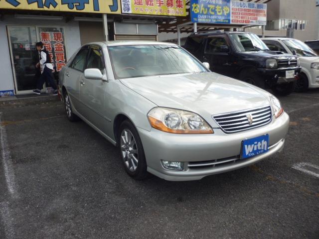 マークII グランデ３５ｔｈアニバーサリーナビパッケージ　ワンオーナー　禁煙車　純正ナビ　バックカメラ　ＥＴＣ　キーレス　パワーシート　電動格納ミラー　ＨＩＤヘッドライト　純正オーディオ　タイミングベルト交換済み（3枚目）