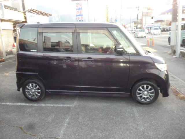 ルークス ハイウェイスターターボ　禁煙車　プッシュスタート　純正ナビ　フルセグＴＶ　ＥＴＣ　両側オートスライドドア　ＨＩＤヘッドライト　ハンドルスイッチ　タイミングチェーン車　盗難防止　オートエアコン（7枚目）