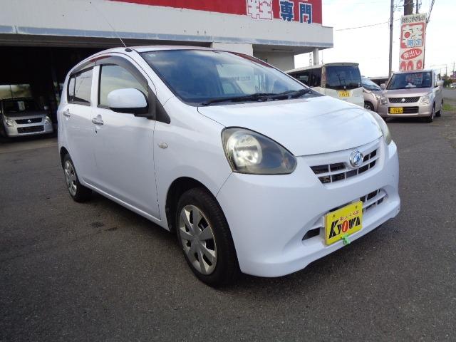 ミライース Ｘ　車検８年６月　走行６２４００ＫＭ　ナビ　ＴＶ　ＣＤ　キーレス　電動格納ミラー　アイドリングストップ　３ヶ月保証付（4枚目）