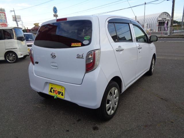 ミライース Ｘ　車検８年６月　走行６２４００ＫＭ　ナビ　ＴＶ　ＣＤ　キーレス　電動格納ミラー　アイドリングストップ　３ヶ月保証付（6枚目）