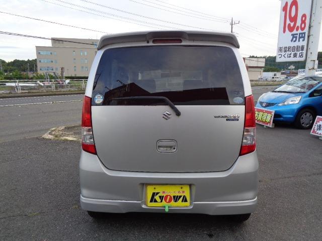 ワゴンR FXリミテッドII 車検整備付 走行41500KM CD 純正アルミ 純正エアロ付 スマートキー プッシュスタート アルミ 電動格納ミラー 記録簿付ワンオーナ― メンテナンスノート 3ヶ月保証付(7枚目)