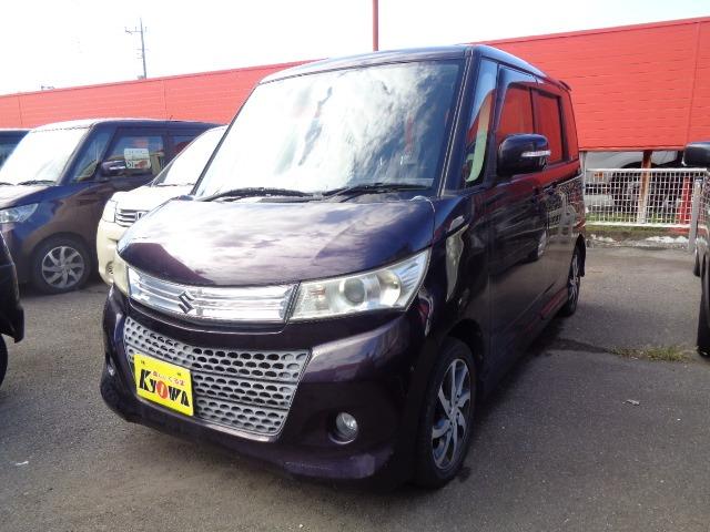 パレットSW XS 車検8年4月 走行112100KM ナビ CD スマートキー プッシュスタート アルミ ETC 電動格納ミラー 両側スライド片側電動ドア ウインカーミラー 3ヶ月保証付(2枚目)