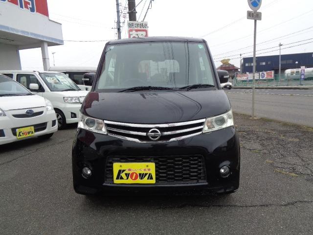 ルークス ハイウェイスター 車検8年7月 走行138800KM CD スマートキー プッシュスタート アルミ ETC 電動格納ミラー 両側スライド片側電動ドア 取扱説明書 3ヶ月保証付(3枚目)