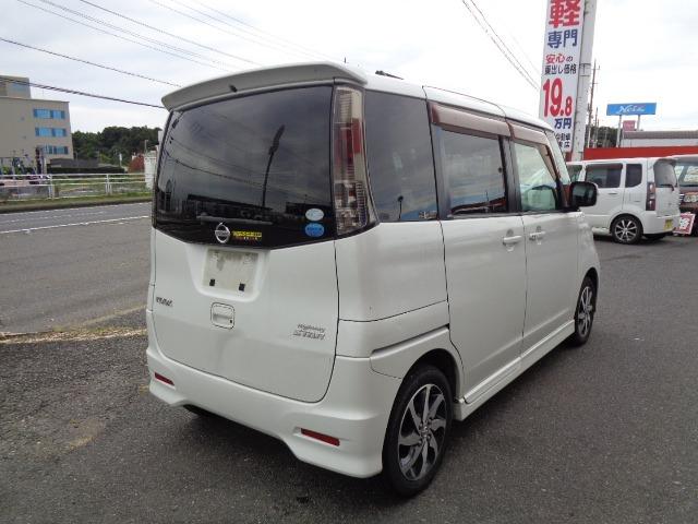 ルークス ハイウェイスター　車検整備付　走行１１６１００ＫＭ　ナビ　ＴＶ　ＣＤ　スマートキー　アルミ　プッシュスタート　ＥＴＣ　電動格納ミラー　両側スライド片側電動ドア　取扱説明書　メンテナンスノート　３ヶ月保証付（6枚目）