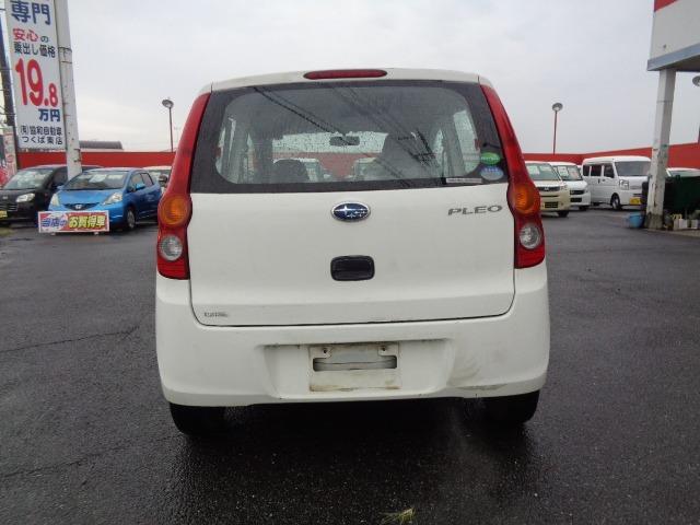 プレオ Ａ　車検整備付　走行５９４００ＫＭ　エアコン　キーレス　オートマ　パワステ　記録簿　取扱説明書　メンテナンスノート　３ヶ月保証付（7枚目）