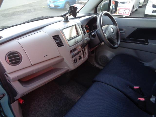 ワゴンR FXアイドリングストップ 車検整備付 走行71400KM メモリーナビ TV CD キーレス ETC 電動格納ミラー 3ヶ月保証付(20枚目)