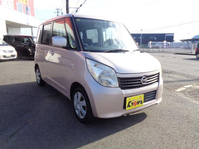 ルークス Ｇ　車検整備付　走行７２２００ＫＭ　スマートキー　プッシュスタート　電動格納ミラー　両側スライド片側電動ドア　Ｆインナーに凹みアリマス　３ヶ月保証付（4枚目）