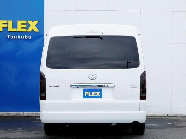 ハイエースワゴン GL ロング ファインテックツアラー ファインテックツアラー アルパインBIGXナビ ETC デジタルインナーミラー クリアランスソナー パノラミックビューモニター 100Vコンセント LEDヘッドライト ローダウン 同色ガッツミラー(7枚目)