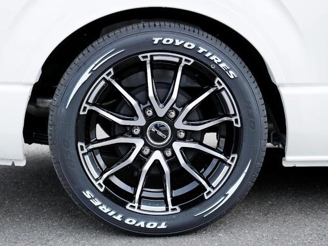 ハイエースワゴン GL ロング ファインテックツアラー ファインテックツアラー アルパインBIGXナビ ETC デジタルインナーミラー クリアランスソナー パノラミックビューモニター 100Vコンセント LEDヘッドライト ローダウン 同色ガッツミラー(8枚目)