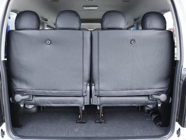 ハイエースワゴン GL ロング ファインテックツアラー ファインテックツアラー アルパインBIGXナビ ETC デジタルインナーミラー クリアランスソナー パノラミックビューモニター 100Vコンセント LEDヘッドライト ローダウン 同色ガッツミラー(39枚目)
