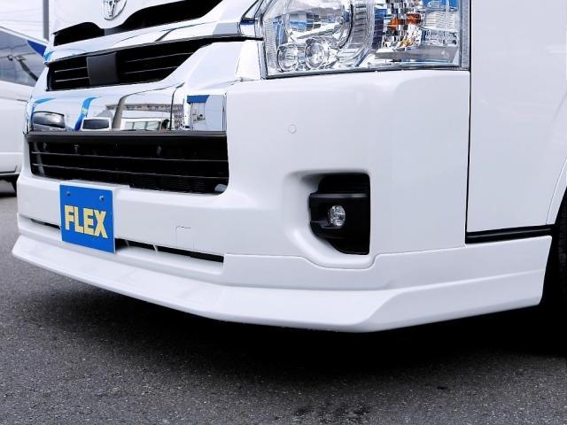 ハイエースワゴン GL ロング ファインテックツアラー ファインテックツアラー アルパインBIGXナビ ETC デジタルインナーミラー クリアランスソナー パノラミックビューモニター 100Vコンセント LEDヘッドライト ローダウン 同色ガッツミラー(41枚目)