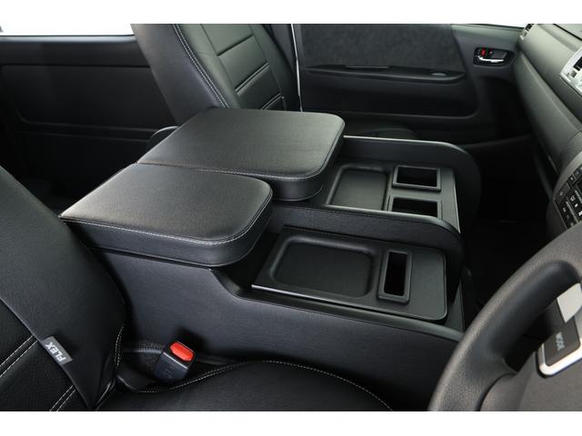 ハイエースワゴン GL ロング ファインテックツアラー ファインテックツアラー アルパインBIGXナビ ETC デジタルインナーミラー クリアランスソナー パノラミックビューモニター 100Vコンセント LEDヘッドライト ローダウン 同色ガッツミラー(72枚目)