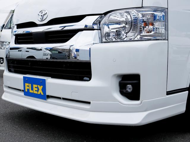 ハイエースワゴン ＧＬ　ファミリア内装架装　アルパインＢＩＧＸナビ　ＥＴＣ　ＨＤＭＩ　デジタルインナーミラー　パノラミックビューモニター　クリアランスソナー　ＬＥＤヘッドライト　ＤＥＬＦ０６　１７インチＡＷ　ナスカータイヤ（46枚目）