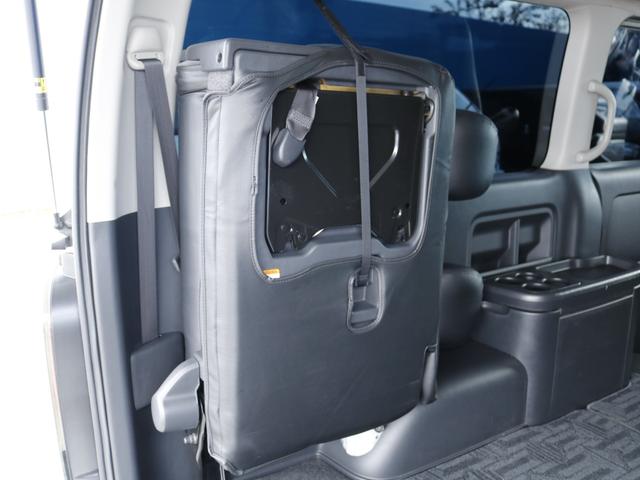 ハイエースワゴン  トヨタ純正ナビ ETC デジタルインナーミラー パノラミックビューモニター クリアランスソナー 100Vコンセント LEDヘッドライト ルーフスピーカー シートカバー DELF03 17inAW(38枚目)