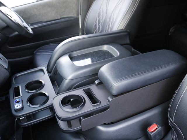 ハイエースワゴン アルパインBIGXナビ デジタルインナーミラー パノラミックビューモニター クリアランスソナー ETC 100Vコンセント アルパイン12.8インチフリップダウン ルーフスピーカー ブレーキロック(10枚目)