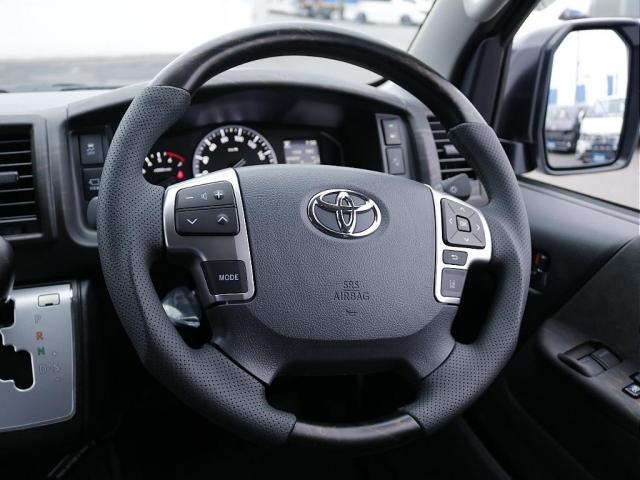 ハイエースワゴン GL ロング アルパイン11インチ BIGXナビ アルパイン12インチ フリップダウンモニター ETC デジタルインナーミラー パノラミックビューモニター クリアランスソナー DELF06 18インチAW(9枚目)