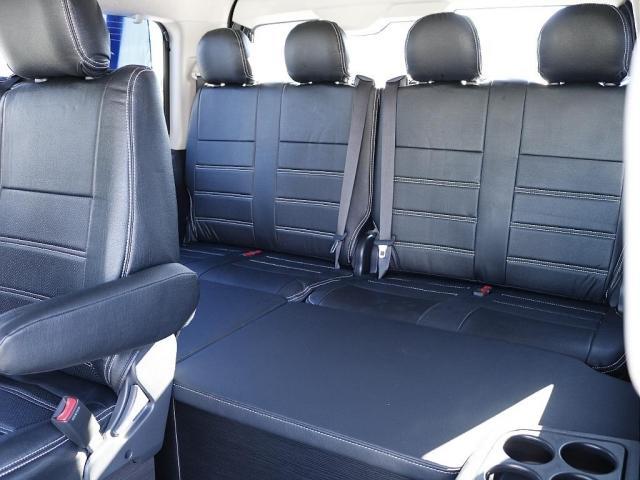 ハイエースワゴン GL ロング アルパイン11インチ BIGXナビ アルパイン12インチ フリップダウンモニター ETC デジタルインナーミラー パノラミックビューモニター クリアランスソナー DELF06 18インチAW(23枚目)